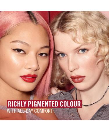 Rimmel Lasting Finish Lipstick 310 Regent Street Red creamy satin finish 8 hour long wear comfortable formula rich pigment - Buy Online on GoSupps.com