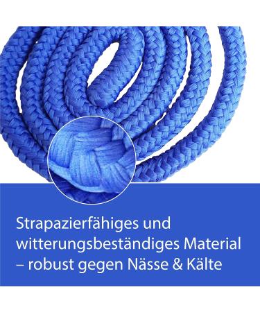 Shop Stylish Leading Knit with Panic Hooks for Horses Ponies Donkeys & Goats Durable Binding Leash in Blue - Buy Online on GoSupps.com