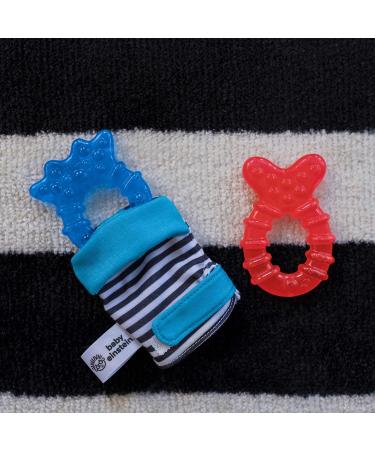 Buy Baby Einstein 12486 Chilly Mitt Teething Glove with 2 Cooling Rings - BPA-Free Multi-Coloured Textured Relief for Infants | International Shipping Available - Buy Online on GoSupps.com