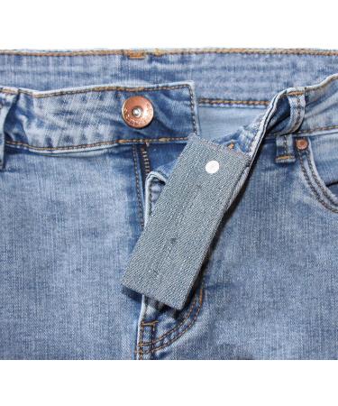 ZEFFFKA Denim Waist Extender Buttons 4 pcs Assorted Colors for Jeans & Skirts - Buy Online on GoSupps.com