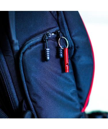 HWYDTGS 5pcs Aluminum Whistle Key Chain Set - Hiking Camping Survival Emergency Whistles in Black/Blue/Red/Purple/Green - Buy Online on GoSupps.com