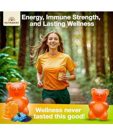 Black Seed Oil Gummies Black Cumin Seed Oil Ashwagandha ACV Biotin Turmeric Beet Root Pomegranate Vitamins C & B6 Clean-Label Multivitamin Gummies for Adults & Kids 60 Count (Pack of 1) 1 - Buy Online on GoSupps.com