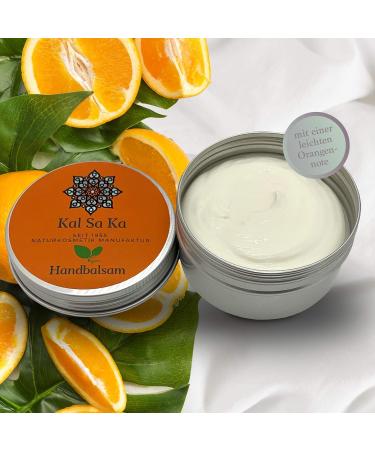 Kalsaka Handbalsam - Organic Hand Cream for Very Dry Hands | 80ml Argan Oil Jojoba Oil Aloe Vera & Almond Oil | Natural Cosmetics for Cracked Skin - Buy Online on GoSupps.com