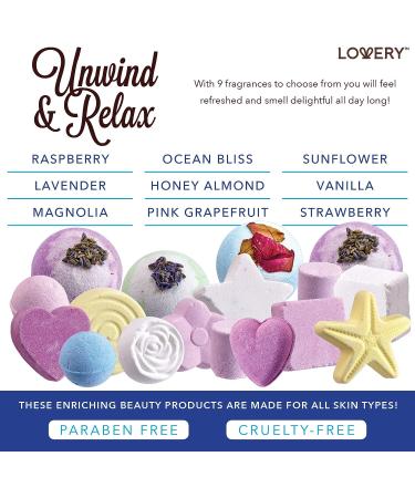 Fathers Day Bath Bomb Gift Set for Women - 17 Assorted Color & Scent Bath Fizzies in Handcrafted Basket - Shea & Coco Butter Infused Spa Collection - Buy Online on GoSupps.com