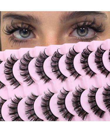 Eyelash Extensions Clusters Lashes C D Curl B&Q LASH Mega (D-9-15MM)