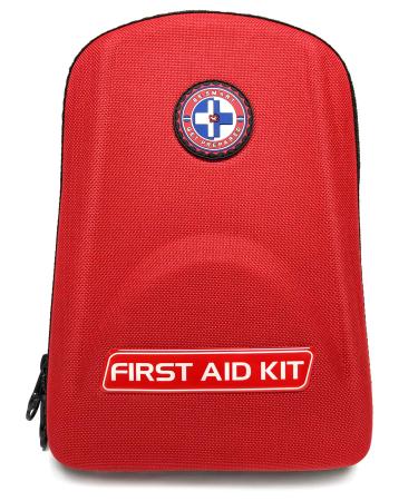 Be Smart Get Prepared 125pc Emergency First Aid Kit - Ideal for Office  Home  Car  School  Emergency  Survival  Camping  Hunting  Boating and Sports  FSA HSA eligible.