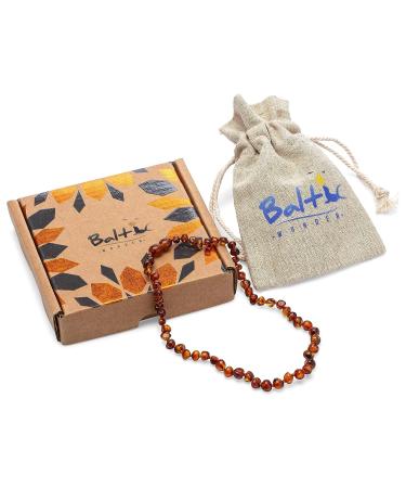 Baltic Wonder Baroque Polished Cognac Baltic Necklaces - 100% Authentic Amber - Buy Online on GoSupps.com