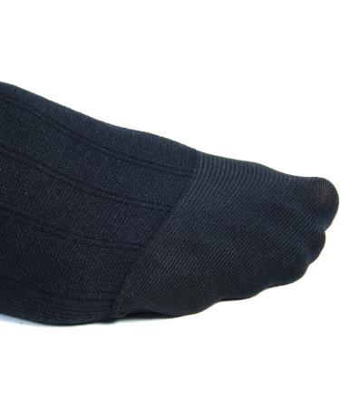 JOBST Men's Casual Knee High Compression Socks 30-40 mmHg - Closed Toe Black Medium | International Shipping Available - Buy Online on GoSupps.com