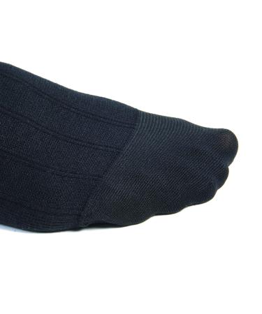 Buy BSN Medical Jobst Men's Casual Knee High Socks - 30-40 mmHg Compression Closed Toe Large Black Pair | International Shipping Available - Buy Online on GoSupps.com