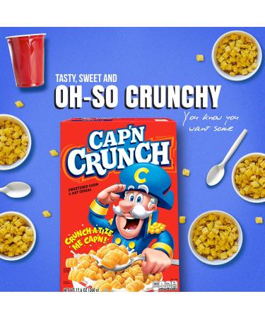 Cap'n Crunch Lot de 4 vari t s de c r ales cannelle baies croustillantes et originales Cannelle 11.2 g (Lot de 4) - Buy Online on GoSupps.com