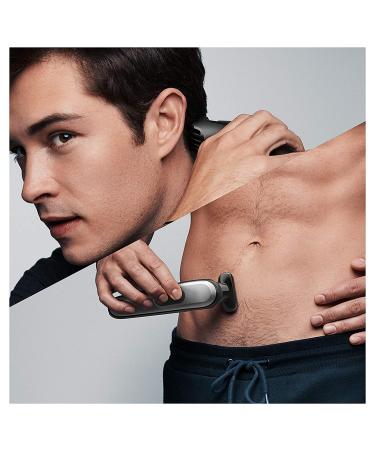 Braun Hair Clippers for Men MGK7221 - 10-in-1 Body Grooming Kit with Beard, Ear, and Nose Trimmer - Black/Silver - Buy Online on GoSupps.com
