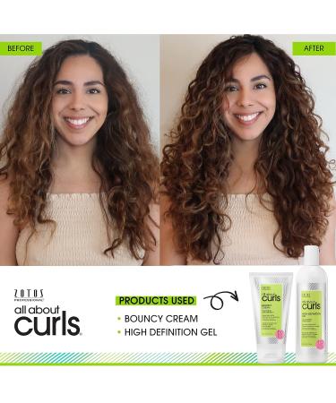 All About Curls Bouncy Cream & Leave-In Detangler | Define, Moisturize, De-Frizz | For All Curly Hair Types | 5.1 & 7.5 Fl Oz (Pack of 2) - Buy Online on GoSupps.com