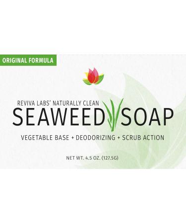 Reviva Original Formula Seaweed Soap 4.5 OZ - Naturally Cleanse & Deodorize Your Skin | Fresh Scented International Shipping - Buy Online on GoSupps.com