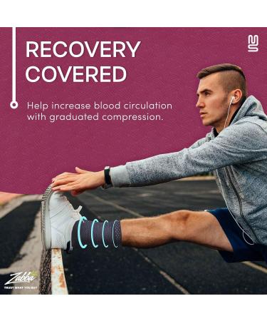 Ankle Brace for Plantar Fasciitis Relief | Compression Foot Sleeve for Tendonitis & Achilles Support - Large Size for Men & Women - Buy Online on GoSupps.com