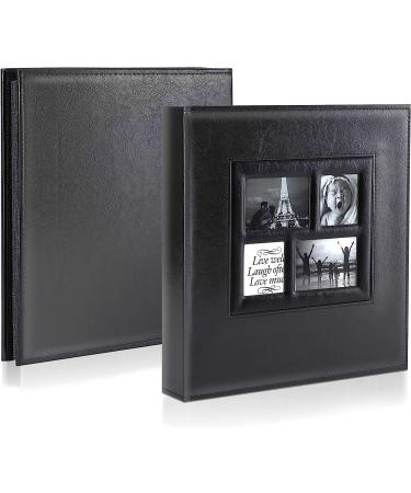 Ywlake 4x6 Photo Album - Extra Large Capacity for 500 Photos | Family & Wedding Picture Albums | Horizontal & Vertical | Black - Buy Online on GoSupps.com