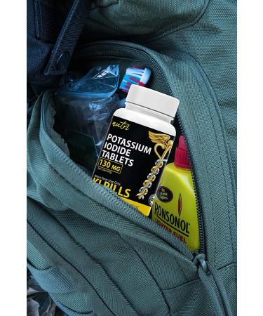 Potassium Iodide Radiation Tablets 130mg (280 Tablets) - 2 Pack EXP 05/2032 | Ki Pills for Radiation | YODO Naciente Anti Nuclear Fallout Tabs - Buy Online on GoSupps.com