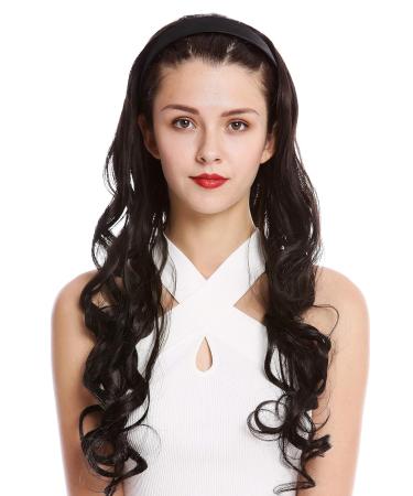Buy Wig Me Up Tyw60871H-4 Half Wig Extension - Dark Brown Curly Curls 70 cm Length - Perfect Hair Accessory for Effortless Style - Buy Online on GoSupps.com