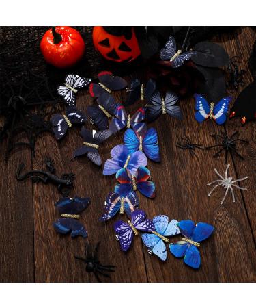 18 Glitter Butterfly Hair Clips Fashionable Snaps for Young Women | Stylish Hair Accessories - Buy Online on GoSupps.com