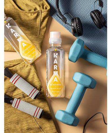 Karma Wellness Pineapple Coconut Flavored Vitamin Water - 216 Fl Oz (Pack of 12) | Green Tea, Magnesium, Antioxidants | Low Calorie Hydration - Buy Online on GoSupps.com