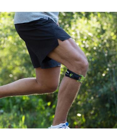 DonJoy Performance Webtech Patella Knee Strap - Adjustable Support for Patellar Tendonitis, Jumper's Knee - Ideal for Running, Basketball, Volleyball - Small/Medium, Black - Buy Online on GoSupps.com