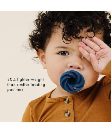 Doddle & Co. Natural Shape Silicone Pacifier 0-3 Months 2 Count, Blush/Shore - Buy Online on GoSupps.com