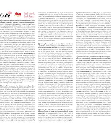 Cute Nutrition Meal Replacement Shake - High Protein Raspberry Flavor - 500g with Vitamins and Minerals + Bonus E-Book - TummyTox White Chocolate Raspberry - Buy Online on GoSupps.com