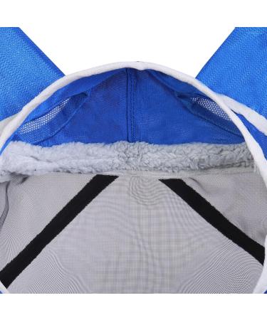Harrison Howard Caremaster Pro Luminous Horse Fly Mask - UV Protection Large Eye Space & Long Nose with Ears - Signature Blue - Buy Online on GoSupps.com