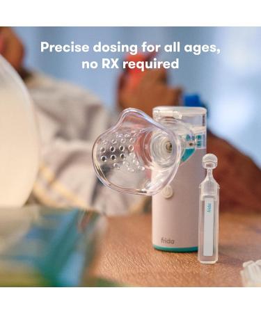 Frida Baby Sterile Saline Ampules for Nebulizer Therapy Gentle Drug-Free Isotonic Saline for Airway Hydration and Congestion Relief Safe for Babies Toddlers and Adults 30 Single-Use Vials Saline Vials - Buy Online on GoSupps.com