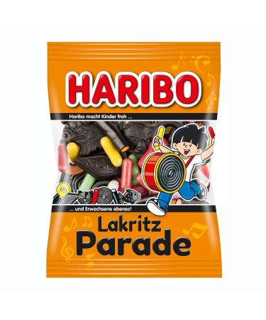 Haribo Liquorice Parade & Fruit Gum - 3 Pack (200g) | International Shipping Available - Buy Online on GoSupps.com