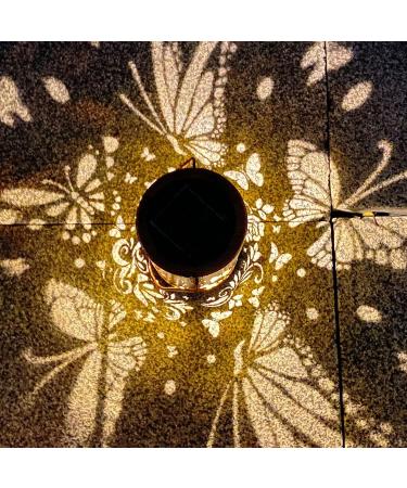 Hummingbird Solar Lantern Lights Outdoor Hanging Metal Decor Lanterns-Waterproof LED Decorative Light for Garden Patio Yard Lawn Backyard Front Porch as Gifts for Mom Grandma Women (Butterfly 2) - Buy Online on GoSupps.com