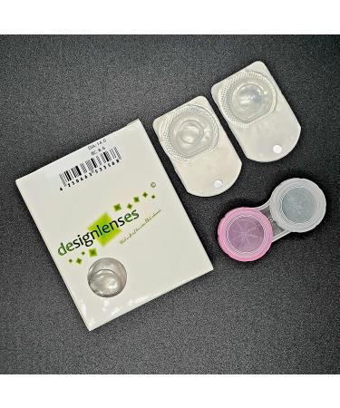 Buy Metallic Silver Halloween Witch Costume Contact Lenses - Soft Zombie Color Lenses | 1 Pair (2 Pieces) - International Shipping Available - Buy Online on GoSupps.com