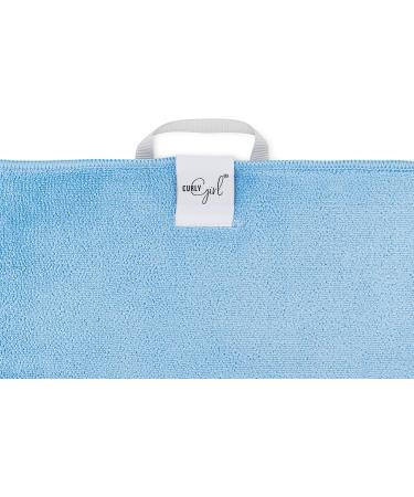 2 Pack Curly Girl Plopping Towel Set - Large Microfiber 22 x 39 - Super Absorbent - Sky Blue - Buy Online on GoSupps.com