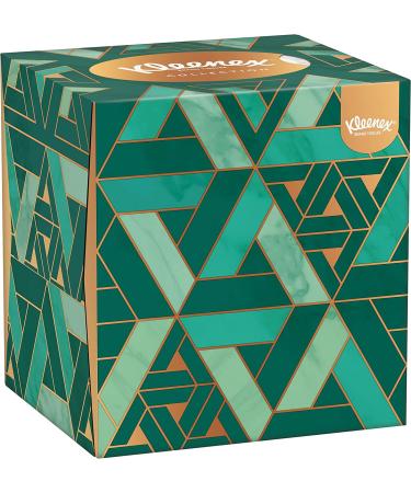 Kleenex Cube Soft Facial Tissues 3-Ply - Assorted Designs and Colors - 56 Count x 12 Packs - Buy Online on GoSupps.com