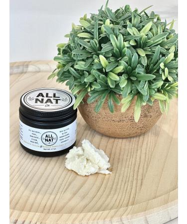 All Nat Whipped Grass-fed Beef Tallow + Manuka Honey Skin Body Butter Ultra-nourishing Non-comedogenic Hydrating (1.7oz)