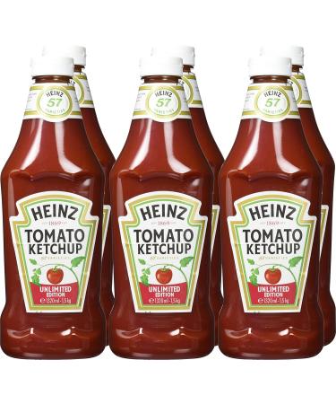 Heinz Tomato Ketchup Classic - 6 Pack Squeeze Bottles (1320 ml Each) - International Shipping Available - Buy Online on GoSupps.com