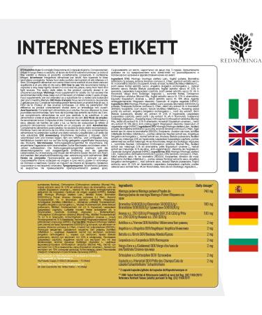 Buy Perfect Leg Treatment - RedMoringa Pineapple & Bromelain 5000 GDU Black Blueberry Collagen | 180 Capsules | International Shipping Available - Buy Online on GoSupps.com