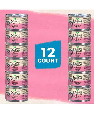 Purina Beyond Grain-Free Natural Adult Wet Cat Food Pate - Wild Salmon Flavor (12 Pack) - Buy Online on GoSupps.com