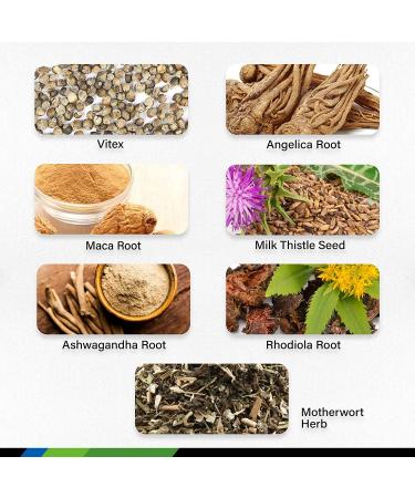 Womens Balance Herbal Supplement - Mood Enhancer & Menopause Support - 100 Capsules - Buy Online on GoSupps.com
