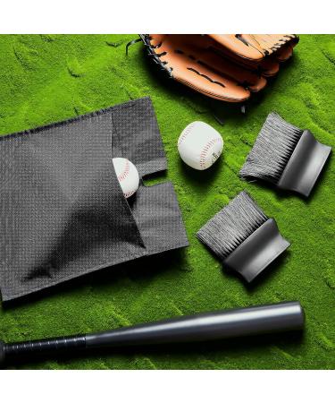 3-Piece Umpire Gear Set: 2 Umpire Brushes & Ball Bag - Black | Baseball Softball Referee Equipment - Buy Online on GoSupps.com