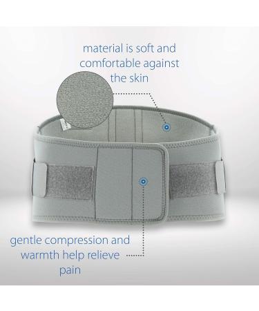 Swede-O Thermal Vent Lumbar Support Belt - Breathable Compression & Heat Therapy for Lower Back Stability - XXLarge - Buy Online on GoSupps.com