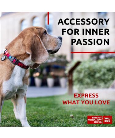 Buy Waudog Adjustable Nylon Dog Collar - Large Medium & Small Sizes - Pink Watermelon Design | International Shipping - Buy Online on GoSupps.com