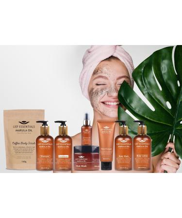 LIEF ESSENTIALS Hair Treatment Oil with Pure Organic African Marula Oil. Suitable For All Hair Types. Cruelty-free. Pump Dispenser. 60ml - Buy Online on GoSupps.com