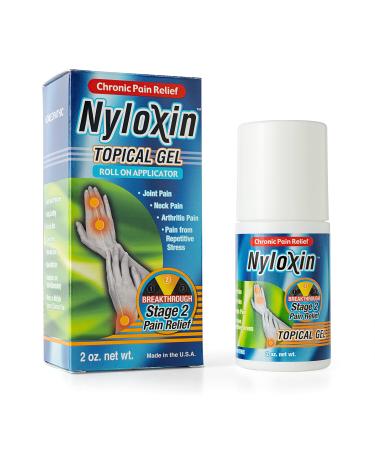 Nyloxin Roll-On Arthritis Pain Relief Cream Back Pain Relief Neuropathy Pain Relief Nerve Pain Relief Knee Pain Relief Foot Pain Relief Muscle Pain Relief Shoulder Pain Joint Pain (2 oz)