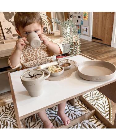 Baby Boosa Surprise Snack Pot - Dentist-Developed No-Spill Cup for On-The-Go Snacking - Collapsible & Soft Finger Food Container - Explore Healthy Treats with Easy Access - BLW Milano Black - Buy Online on GoSupps.com