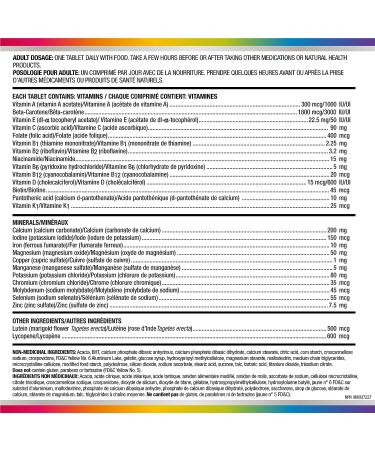 Centrum Forte Essentials Multivitamin - 100 Tablets for Adults - Buy Online on GoSupps.com