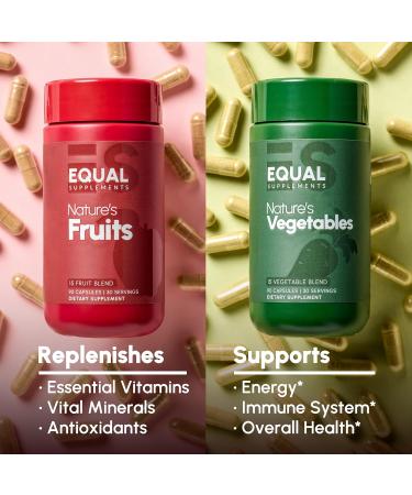Fruits and Vegetables Supplements | GMP Certified-Manufactured in US 1 Month Supply | Balance with Fruit and Veggies Supplement of Nature | Fruit and Vegetable Capsules for Adults Fruits & Vegetables - Buy Online on GoSupps.com