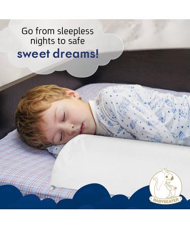 Babyseater Bed Rails for Kids - Non-Slip, Water-Resistant Foam with Machine Washable Cover - Bed Guard Rail and Bumper for Side Bed Safety - Buy Online on GoSupps.com