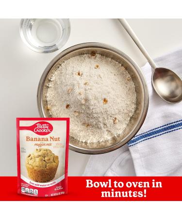 Betty Crocker Banana Nut Muffin Mix - 6.4 oz - Buy Online on GoSupps.com