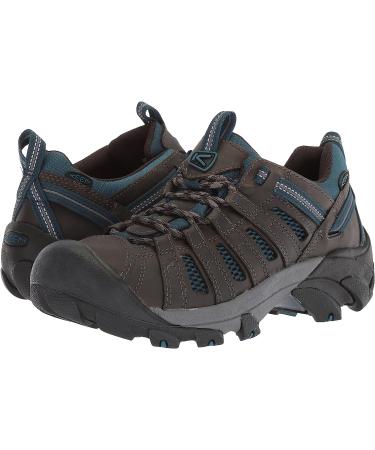KEEN Men's Voyageur Low Hiking Shoes 9.5 - Alcatraz/Legion Blue - Buy Online on GoSupps.com