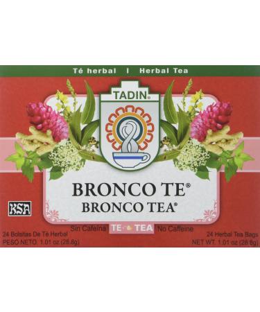 Tadin Bronco Te For Irritated Throat 24 Bags - Te Garganta Irritada